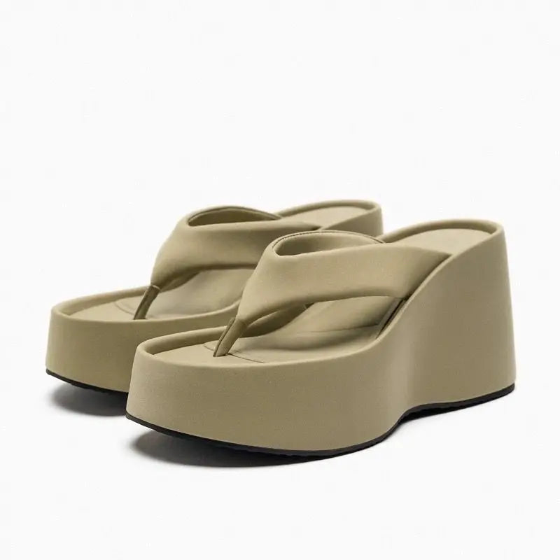 Ocean Blue Cushioned Strap - Flip-Flops CASA LARO