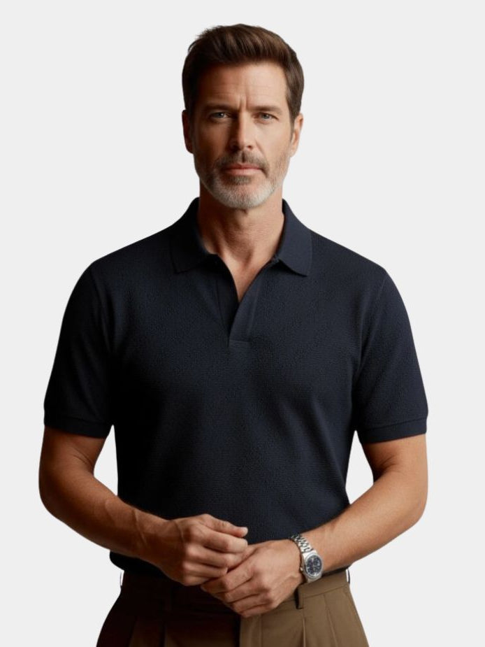 Old Money Cotton Polo Shirt - Casa  Laro CASA LARO
