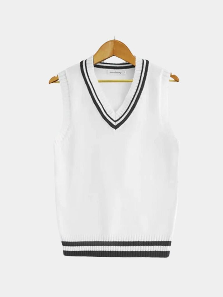 Old Money Essential Knit Vest - Casa  Laro CASA LARO