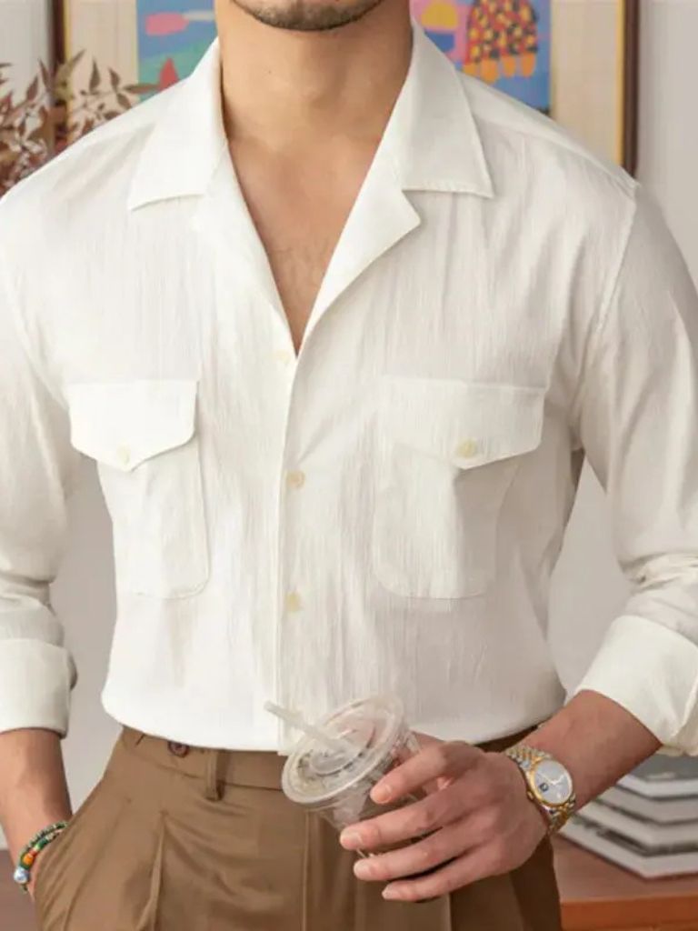 Old Money Long Sleeve Shirt - Casa  Laro CASA LARO