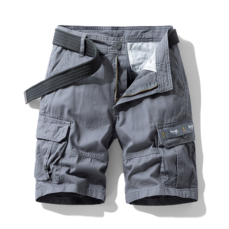 Olive Cotton Cargo - Shorts CASA LARO MEN