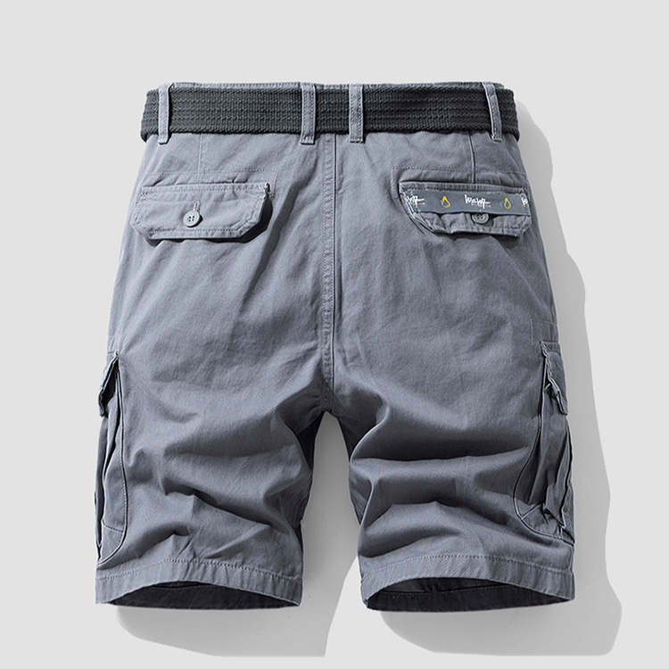 Olive Cotton Cargo - Shorts CASA LARO MEN