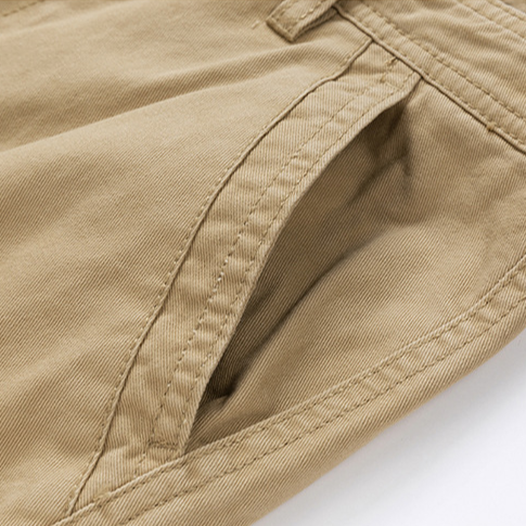 Olive Cotton Cargo - Shorts CASA LARO MEN