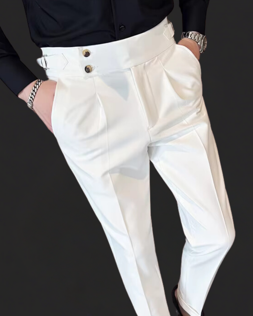 Olivier Adjustable Waist - Trousers CASA LARO MEN