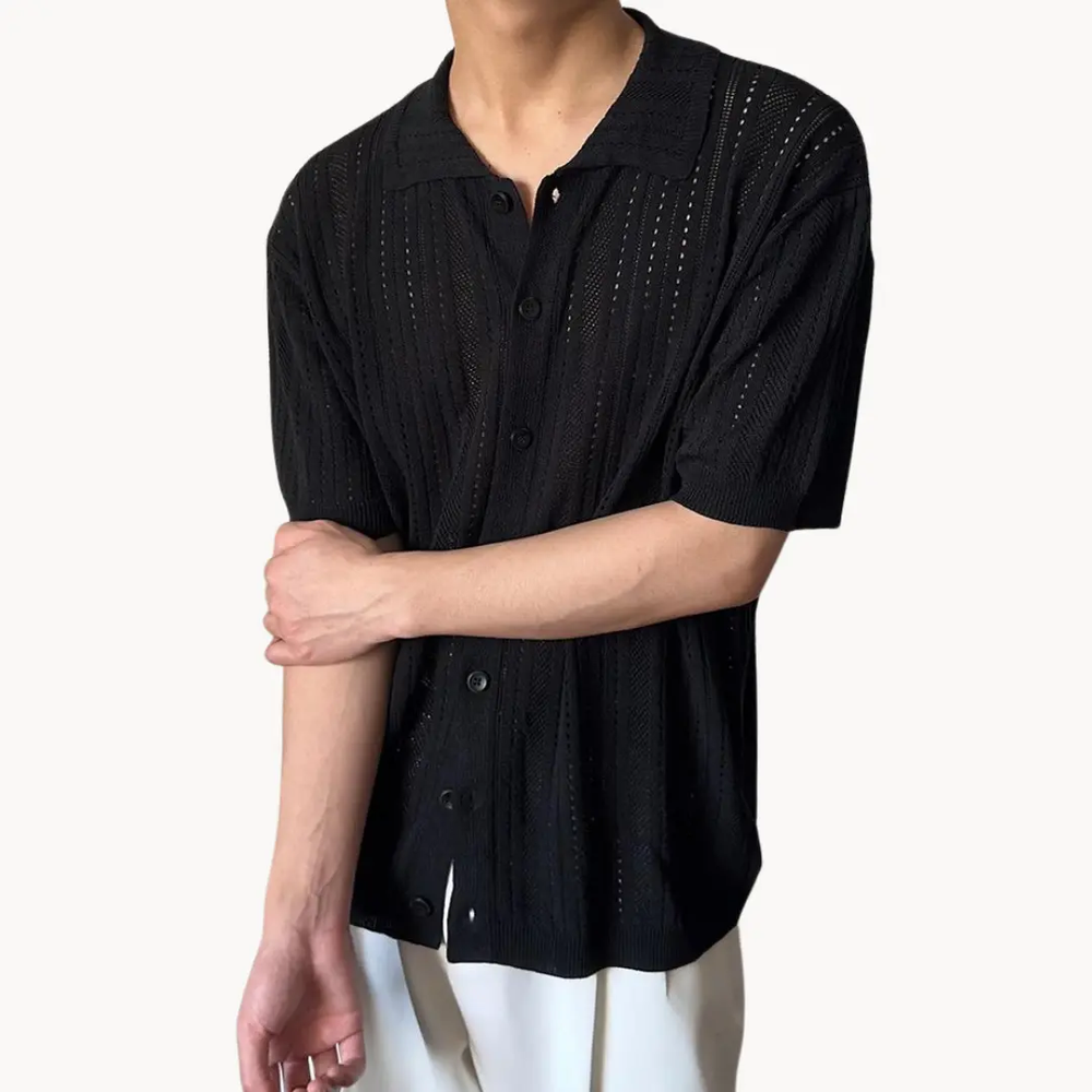 Openwork Crochet - Shirt CASA LARO