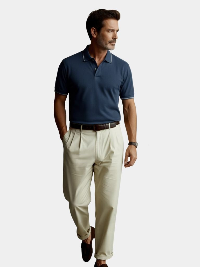 Oxford Polo Shirt - Casa  Laro CASA LARO