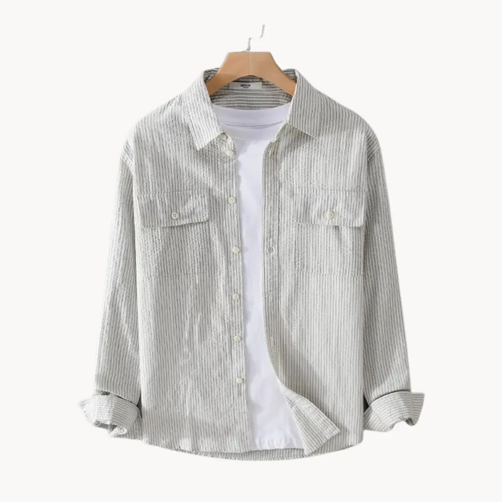 Paavo Striped Button-Up - Shirt CASA LARO