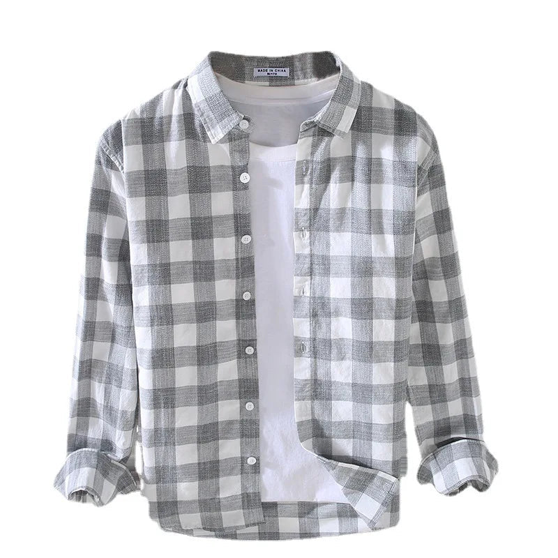 Parisian Plaid Button-Down - Shirt CASA LARO MEN