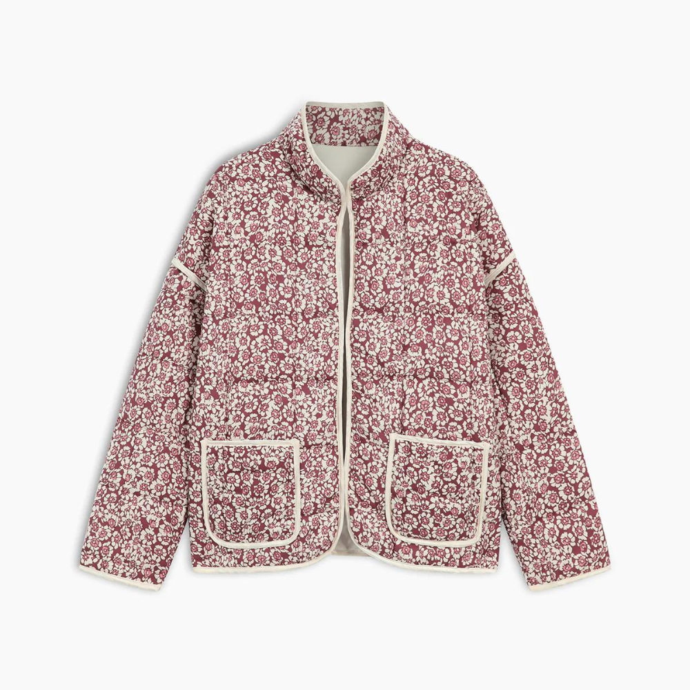 Pastel Floral Print Lightweight - Coat CASA LARO