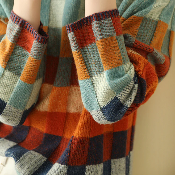 Patchwork Turtleneck - Sweater CASA LARO