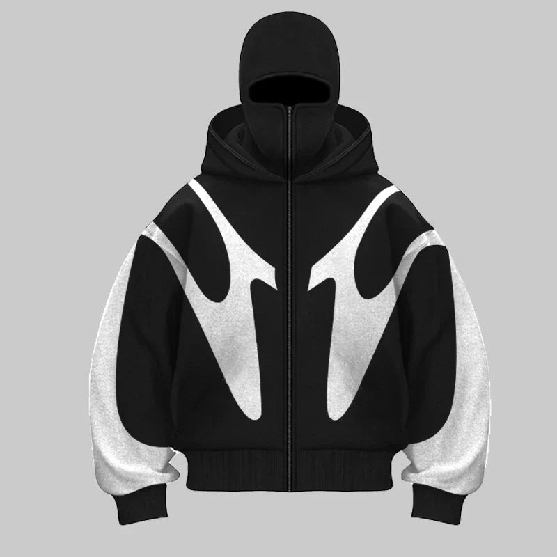 Phantom Shield Black - Hoodie CASA LARO MEN