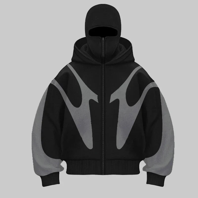 Phantom Shield Black - Hoodie CASA LARO MEN