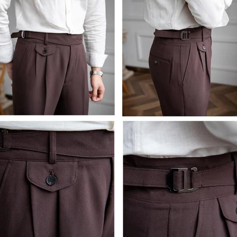 Pleated Tailored - Trousers CASA LARO MEN