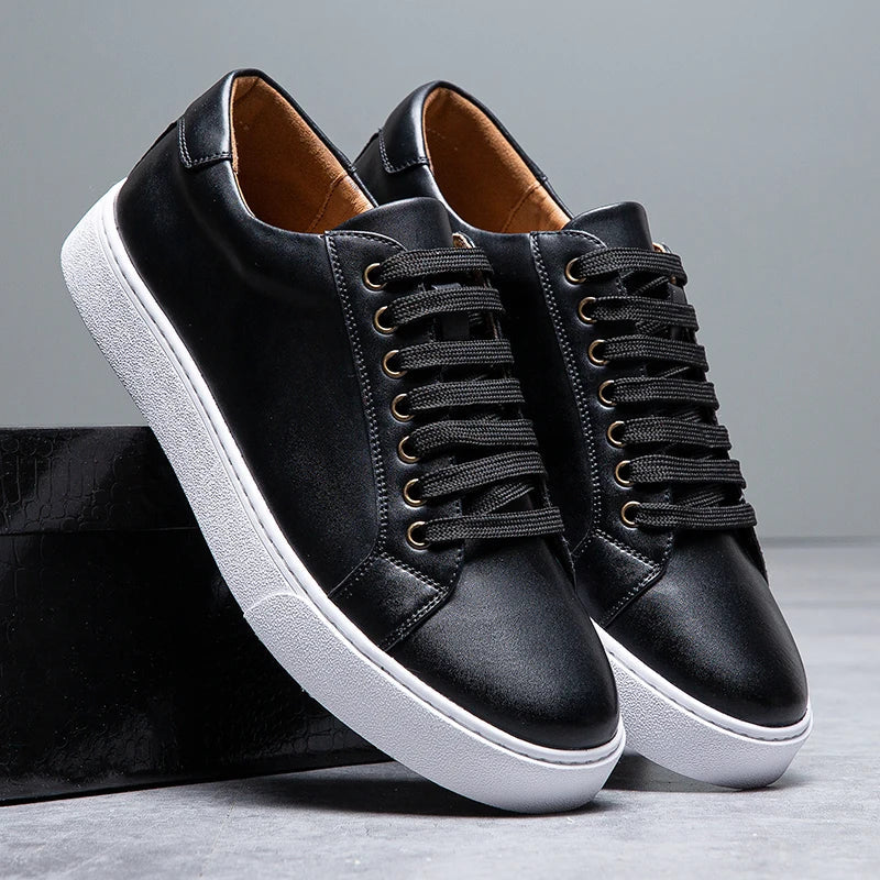 Premium Leather Low-Top - Sneakers CASA LARO MEN