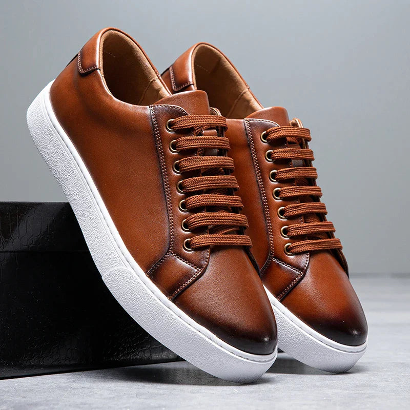 Premium Leather Low-Top - Sneakers CASA LARO MEN