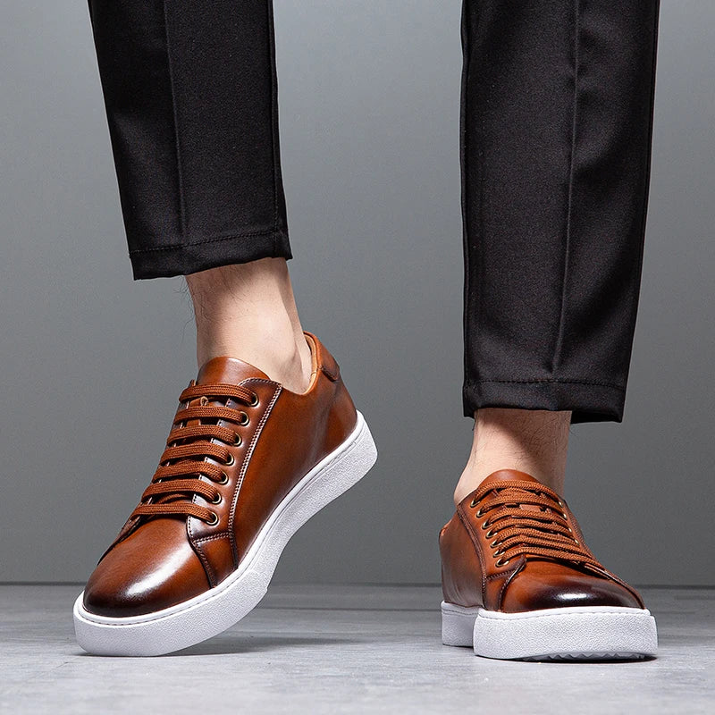 Premium Leather Low-Top - Sneakers CASA LARO MEN
