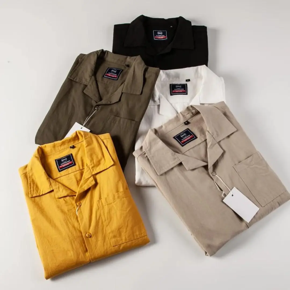 Prime Cotton Camp Collar - Polo CASA LARO