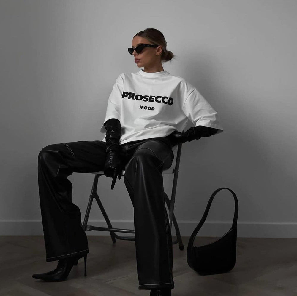 Prosecco Oversized Cotton - Shirt CASA LARO