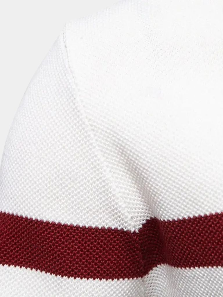 Quarter-Zip Jumper Sweater - Casa  Laro CASA LARO