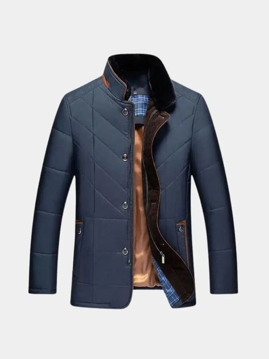 Quilted Winter Jacket - Casa  Laro CASA LARO