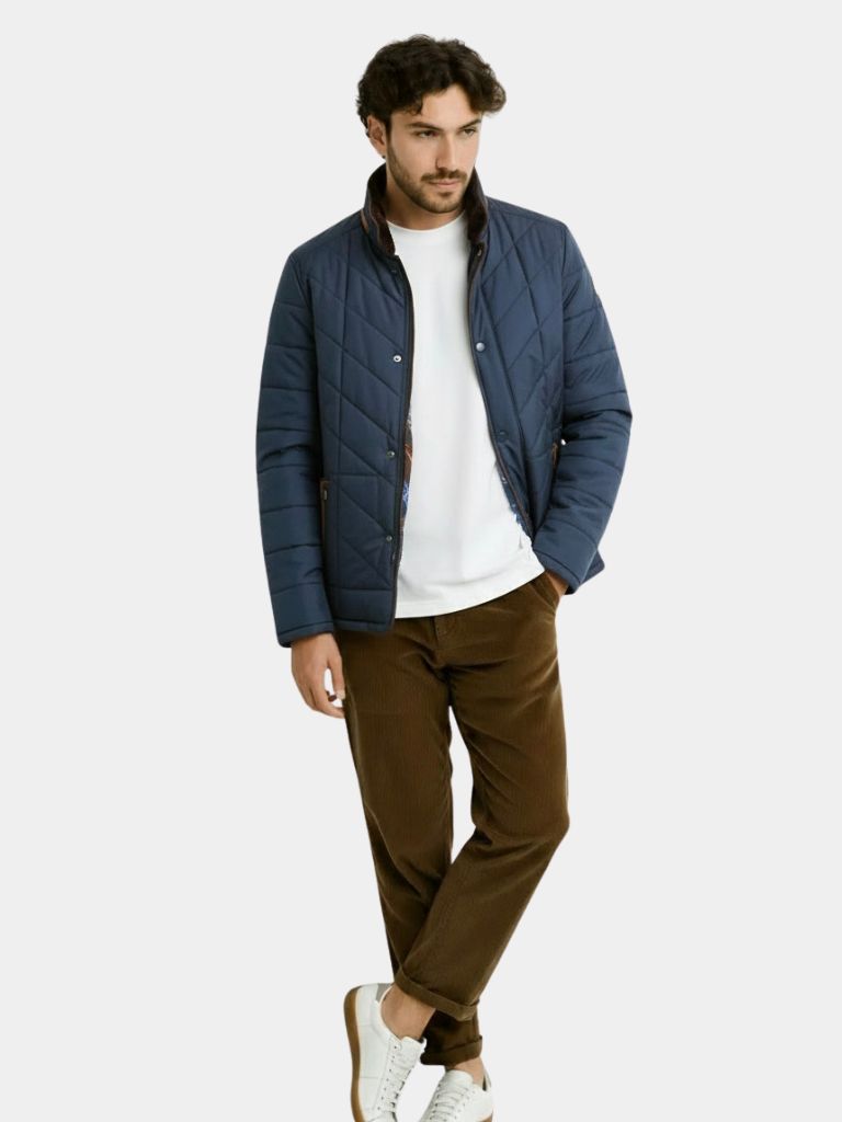 Quilted Winter Jacket - Casa  Laro CASA LARO