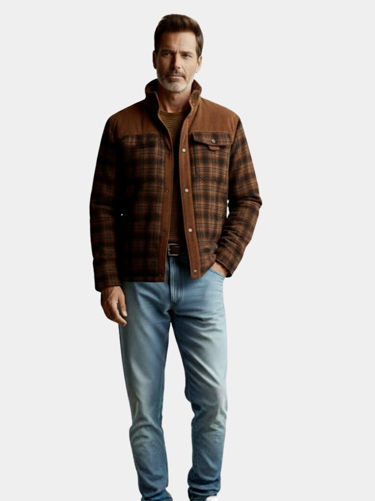Redwood Rustic Flannel Jacket - Casa  Laro CASA LARO