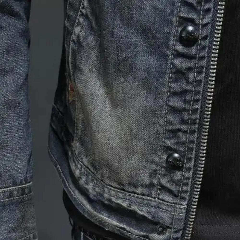 Redwood Washed Denim Trucker - Jacket CASA LARO