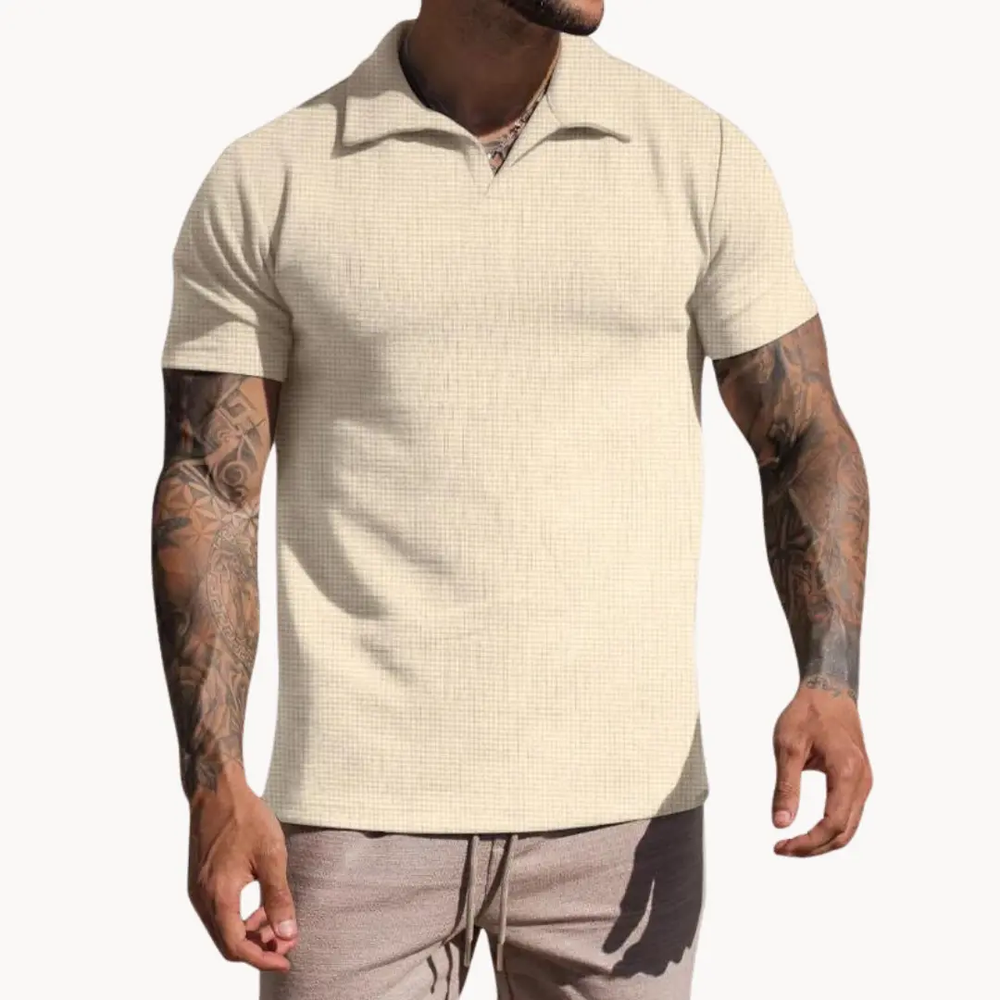 Refined Cotton Piqué Polo - T-Shirt CASA LARO