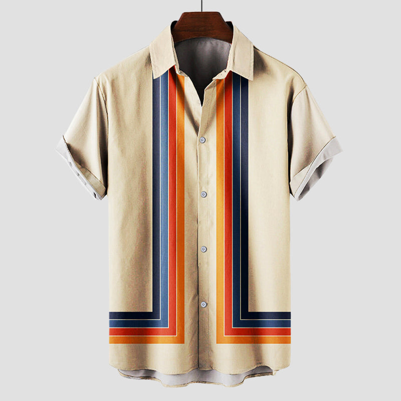 Retro Sunset Graphic - T-Shirt CASA LARO MEN