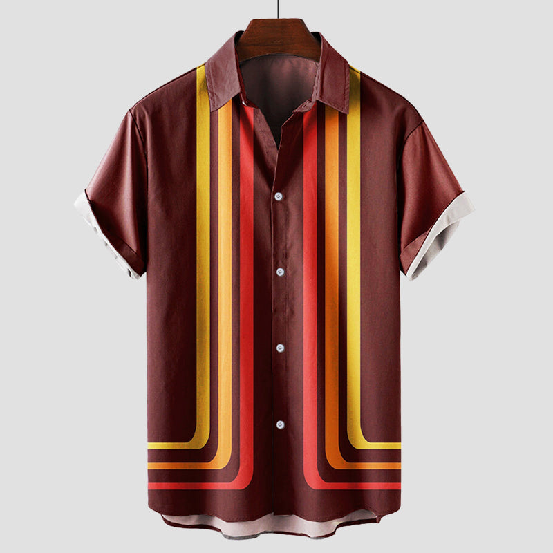 Retro Sunset Graphic - T-Shirt CASA LARO MEN