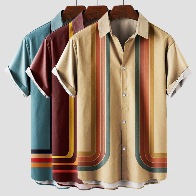 Retro Sunset Graphic - T-Shirt CASA LARO MEN