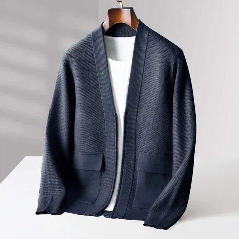 Rhodes Cashmere Knit - Cardigan CASA LARO MEN