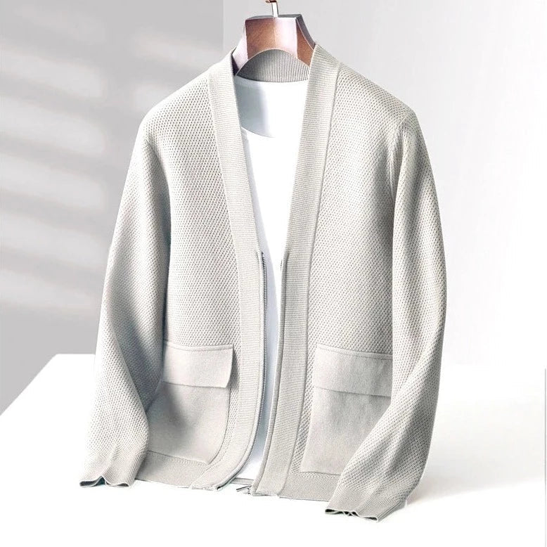 Rhodes Cashmere Knit - Cardigan CASA LARO MEN