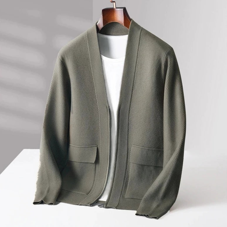 Rhodes Cashmere Knit - Cardigan CASA LARO MEN