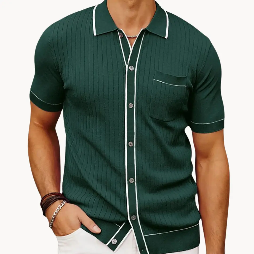 Ribbed Cotton - Polo Shirt CASA LARO