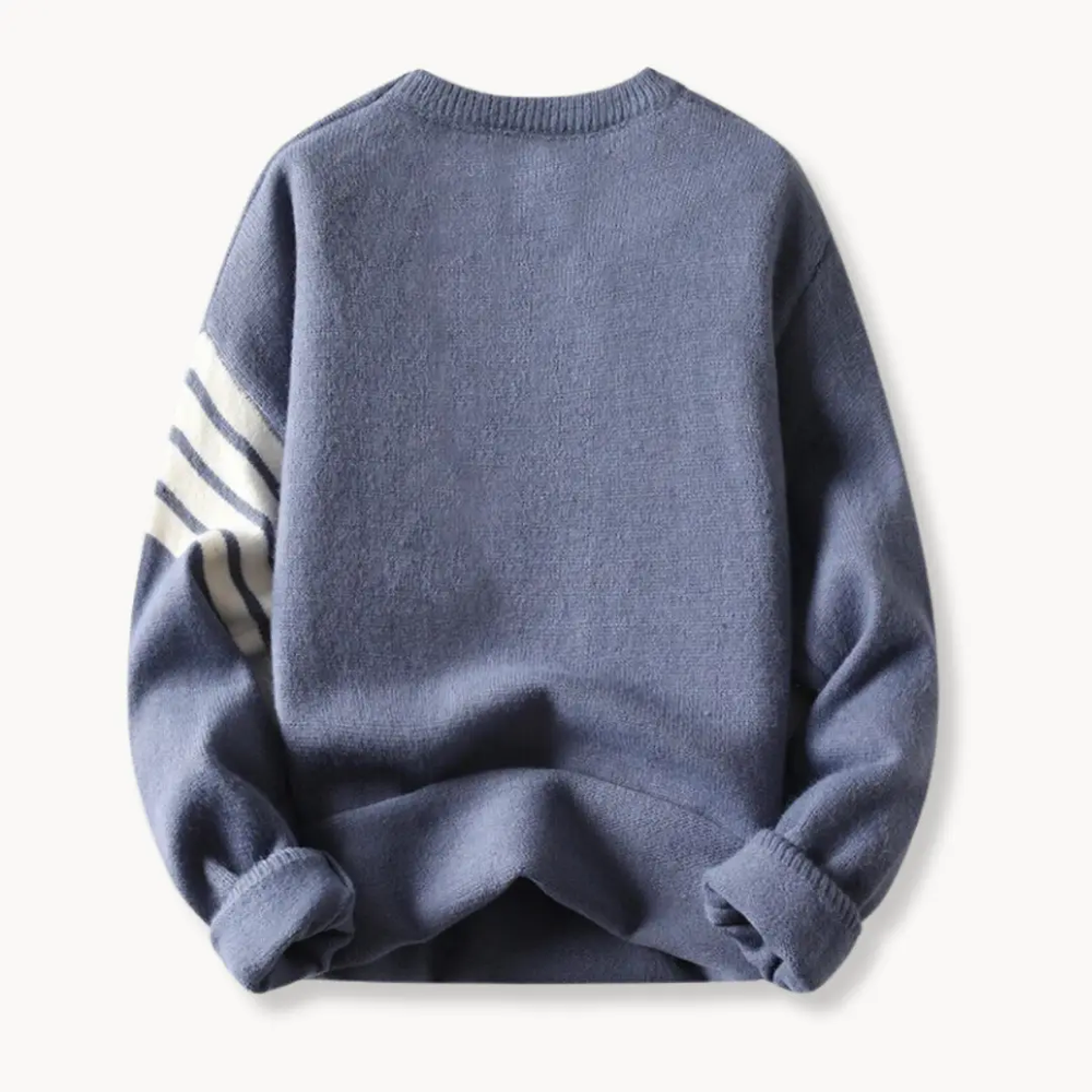 Ribbed Knit Crewneck - Sweater CASA LARO