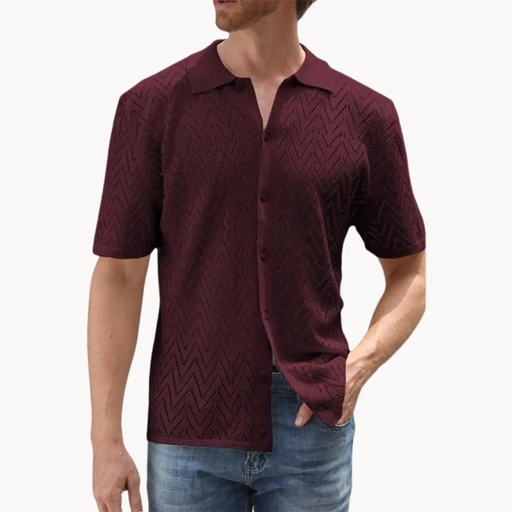Ribbed Knit Crewneck - T-Shirt CASA LARO