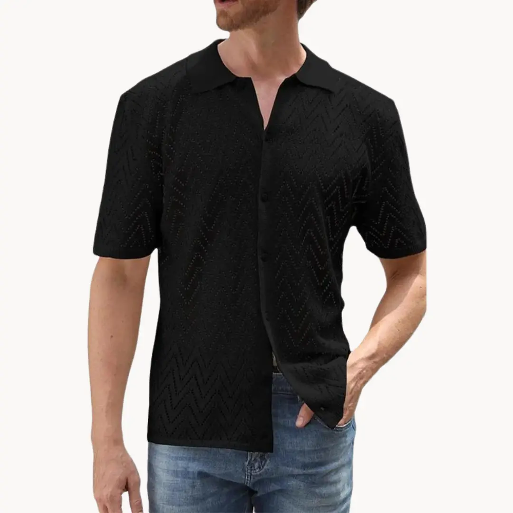 Ribbed Knit Crewneck - T-Shirt CASA LARO