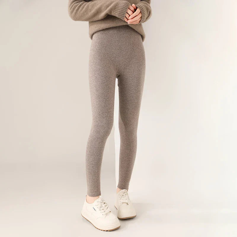 Ribbed Wool - Leggings CASA LARO