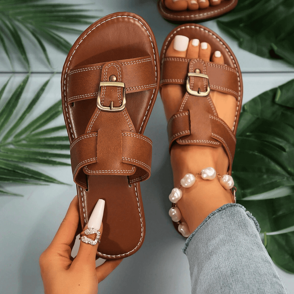 Roma Buckle Strap - Sandals CASA LARO