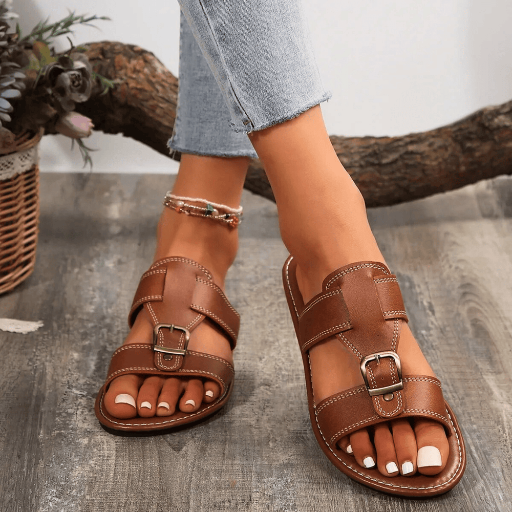 Roma Buckle Strap - Sandals CASA LARO