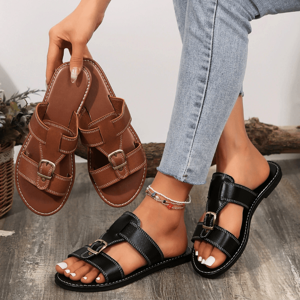 Roma Buckle Strap - Sandals CASA LARO