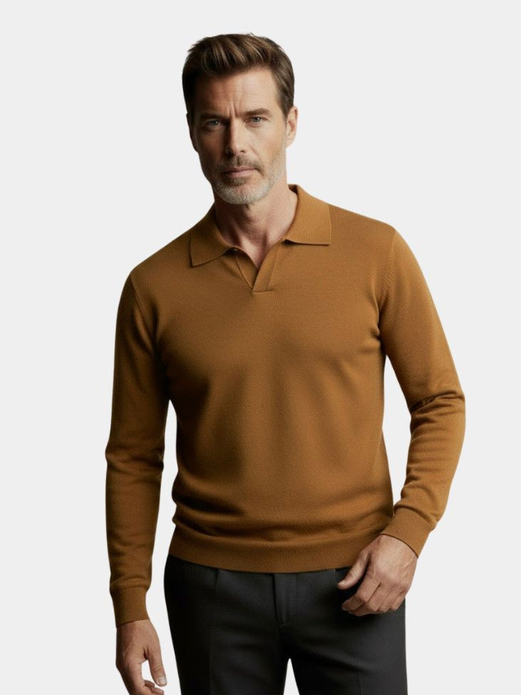 Royal Comfort Long Sleeve Polo - Casa  Laro CASA LARO