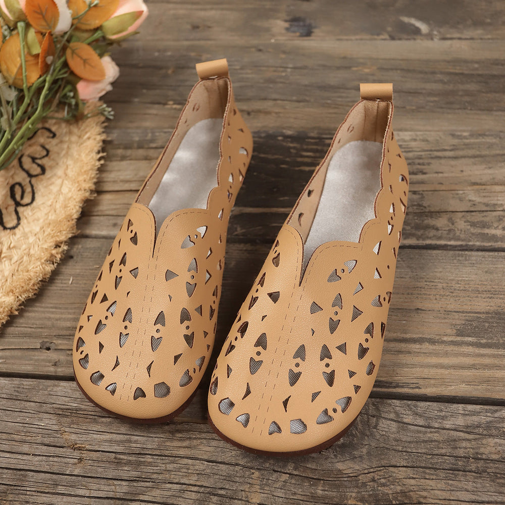 Sage Leather Comfort - Flats CASA LARO WOMEN