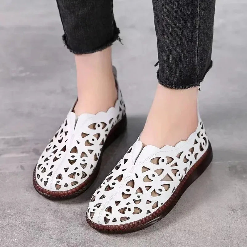 Sage Leather Comfort - Flats CASA LARO WOMEN
