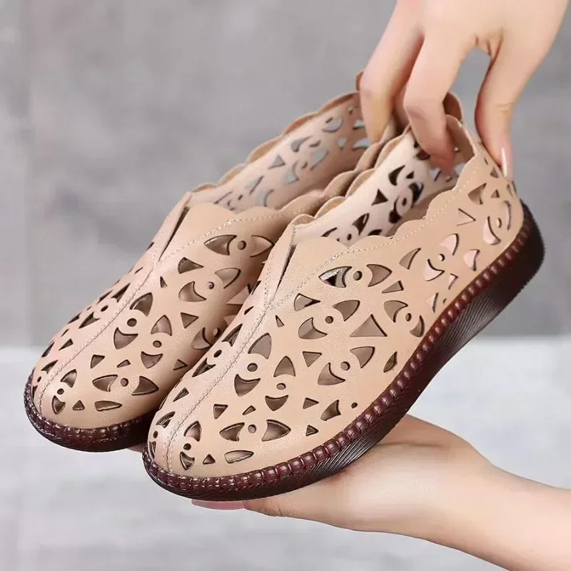 Sage Leather Comfort - Flats CASA LARO WOMEN