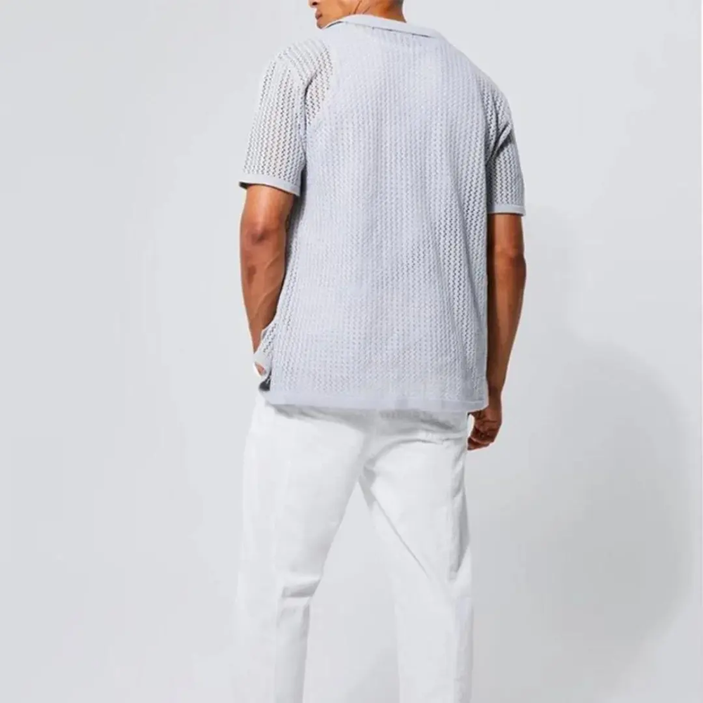 Sahara Mesh Full Placket - Polo Shirt CASA LARO