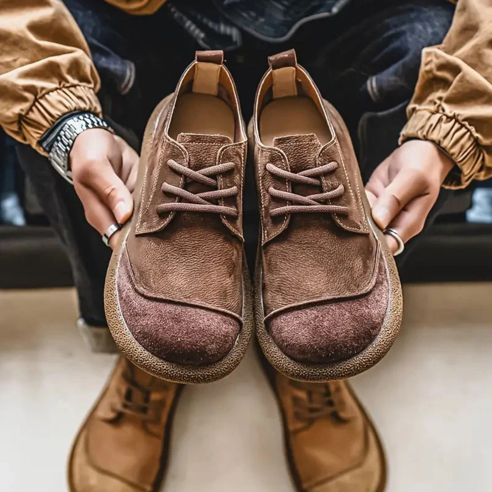 Sante - Orthopedic Leather Shoes CASA LARO MEN