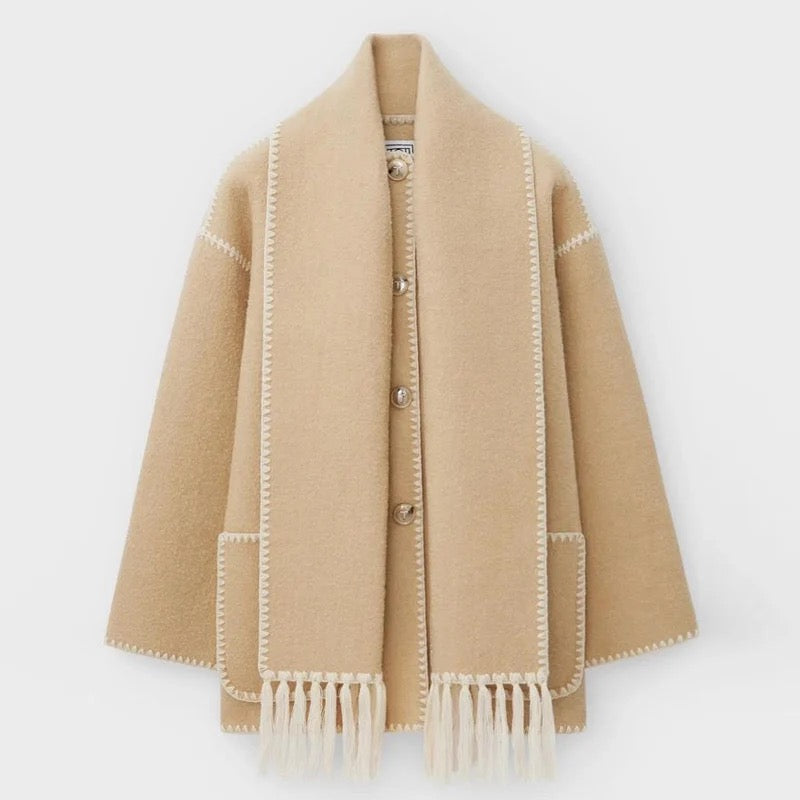 Scarf Collar - Coat CASA LARO