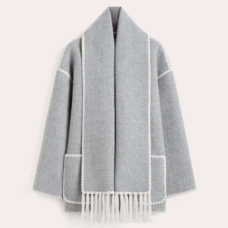 Scarf Collar - Coat CASA LARO